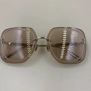Dior Square Sunglasses - Tan